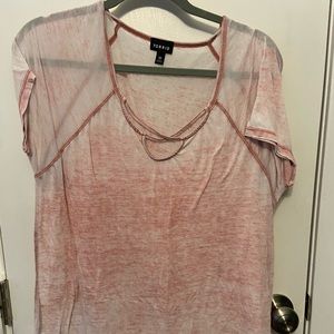 Pink Sheer Top